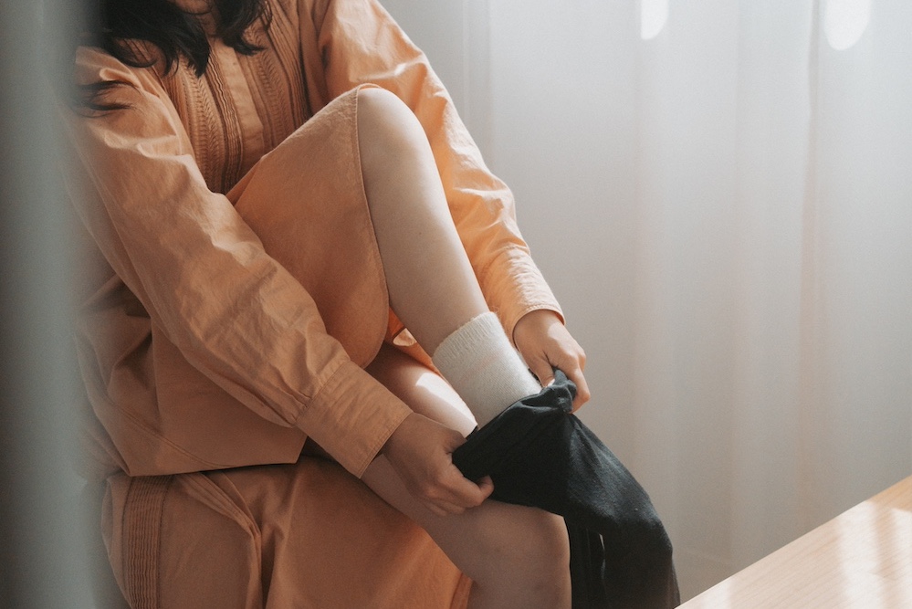 tsunugu by wanowa　インナーソックス　タイツの中